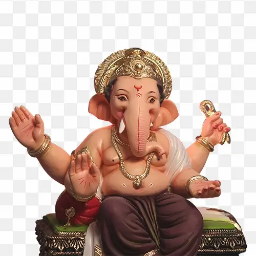 Lord Ganesha statue png free download